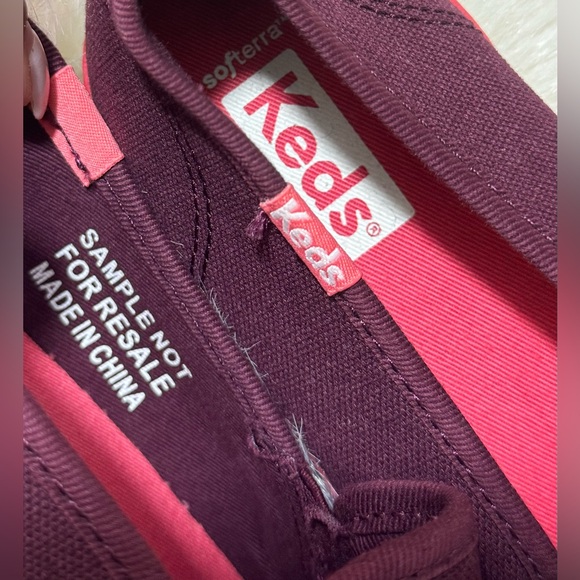 Keds Double Decker Slip On Sneaker Softerra Burgundy - Picture 6 of 7